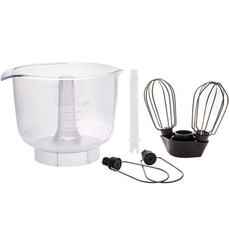 Ankarsrum Plastic Double Beater Bowl - Original Assistent Stand Mixer Accessory for AKM6230 - Made in Sweden