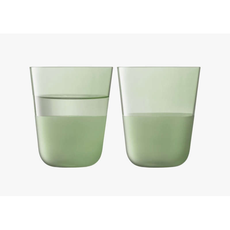 Arc Contrast Tumbler 13oz Moss - Set of 2