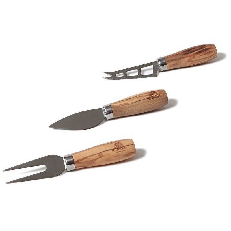 Berard Olive Wood Handle Cheese Knife Set - 3 Piece