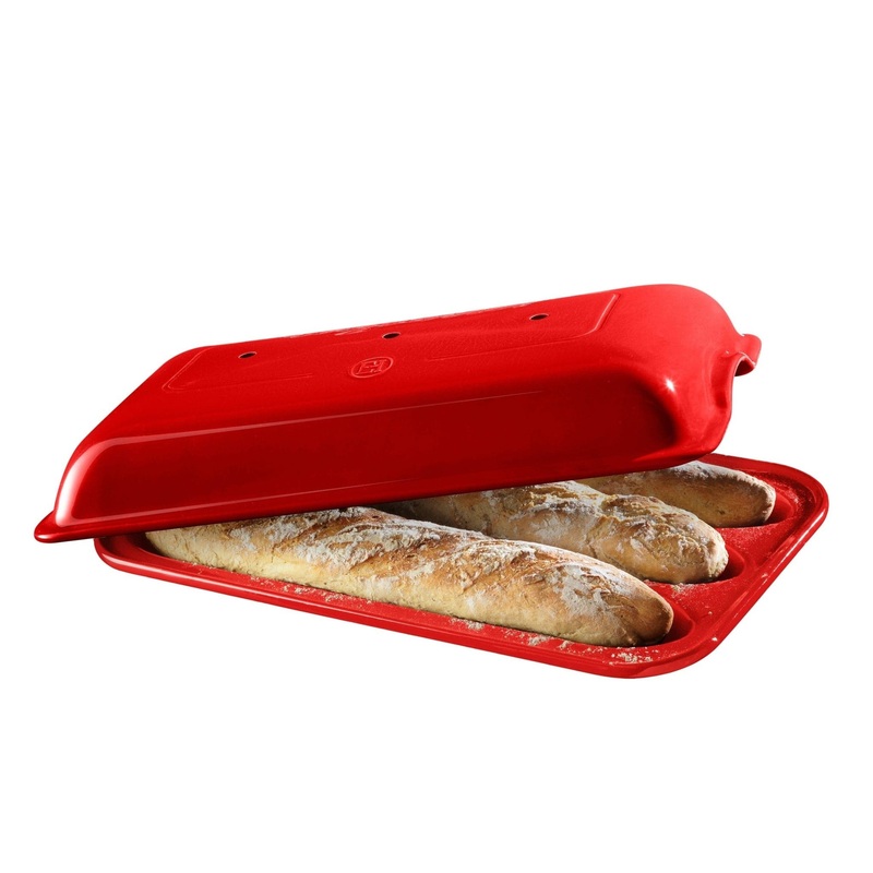 Emile Henry Baguette Baker, Burgundy