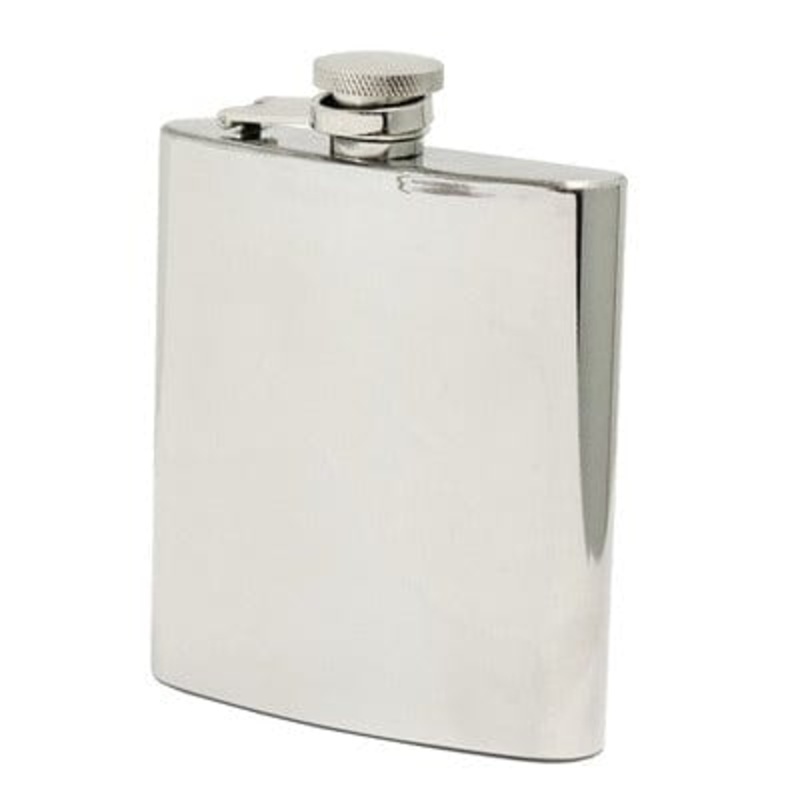 Oeno Flask, Chrome 8oz