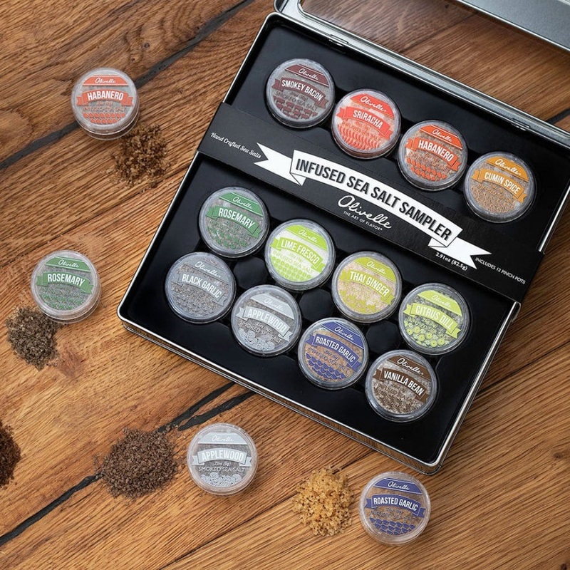 Olivelle Infused Sea Salt Sampler (12 pod set)