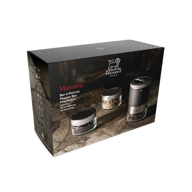 Peugeot MAESTRO Pepper Bar + 3 Pepper Varieties