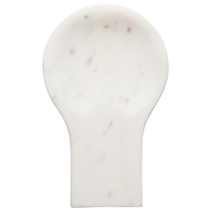 Spoon Rest - White Marble