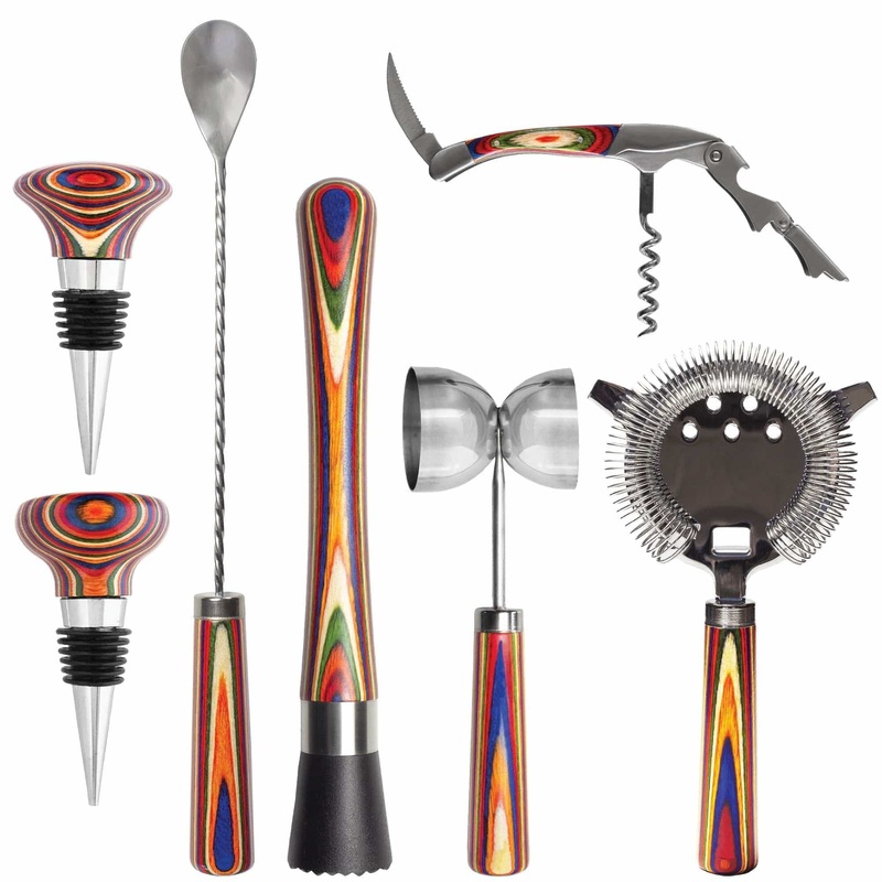 Totally Bamboo Marrakesh 7 Piece Bartending Kit
