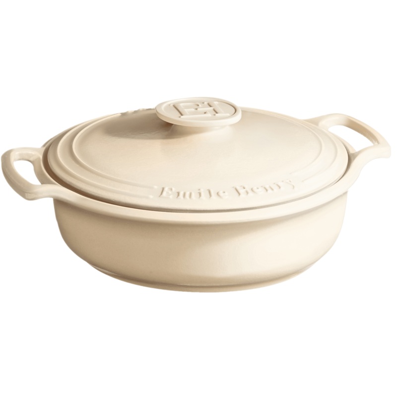 Emile Sublime 4 Quart Braiser - Creme