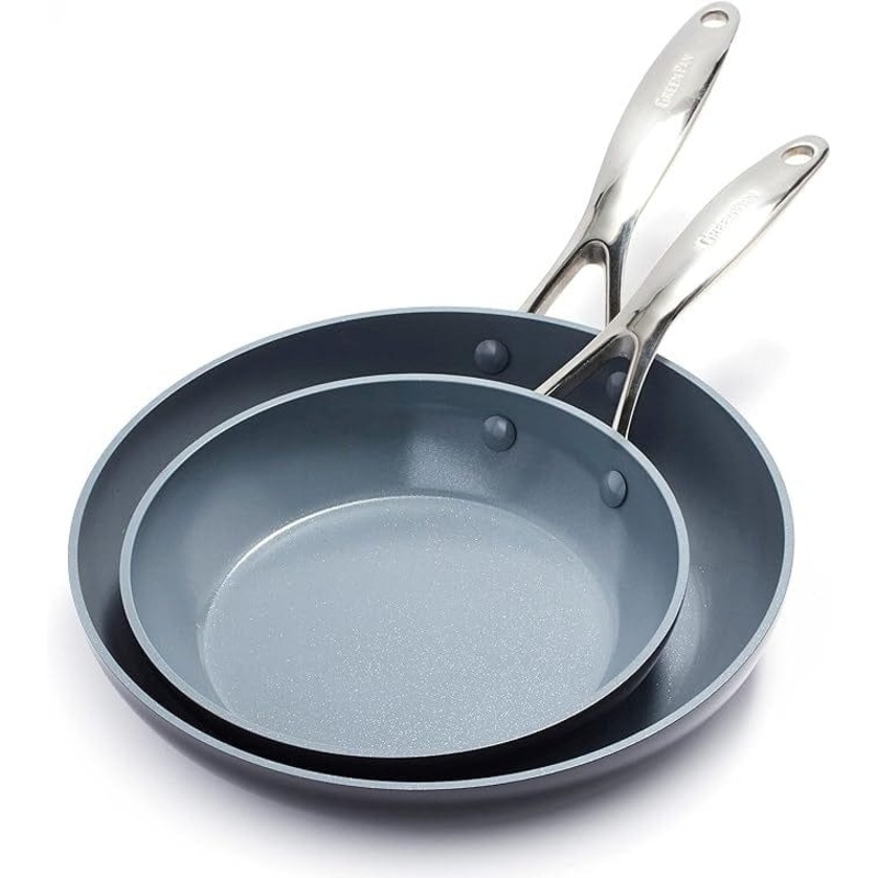 GreenPan Valencia Pro Non-Stick Fry Pan Two-Piece Set  - 8" & 10"