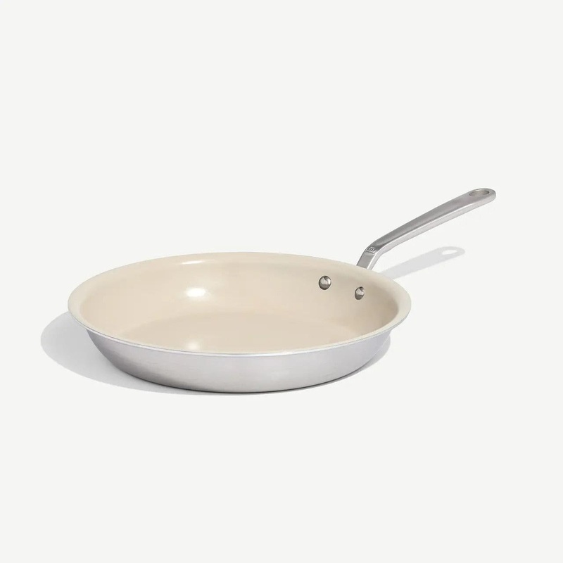 MADE IN CeramiClad Non-Stick Fry Pan - Ceramic Coating, no PFAS, No PFOA - Made in USA - 8", 10", 12"
