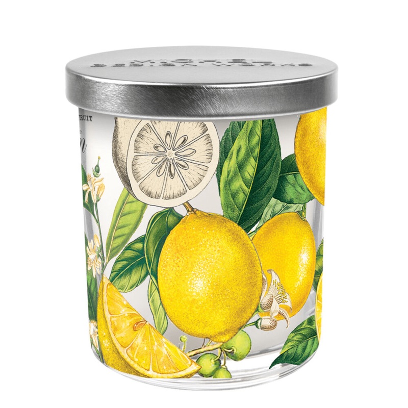Michel Design Works - Candle Jar With Lid - Lemon Basil