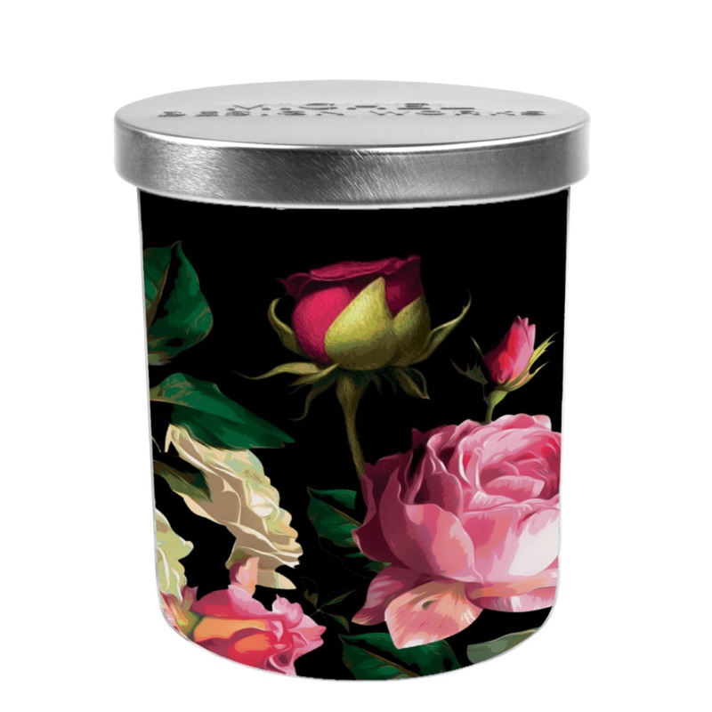 Michel Design Works - Candle Jar with Lid - Midnight Rose