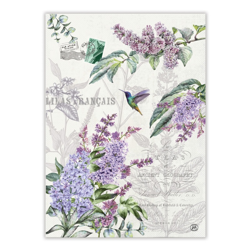 Michel Design Works French Lilacs Kitchen Towel