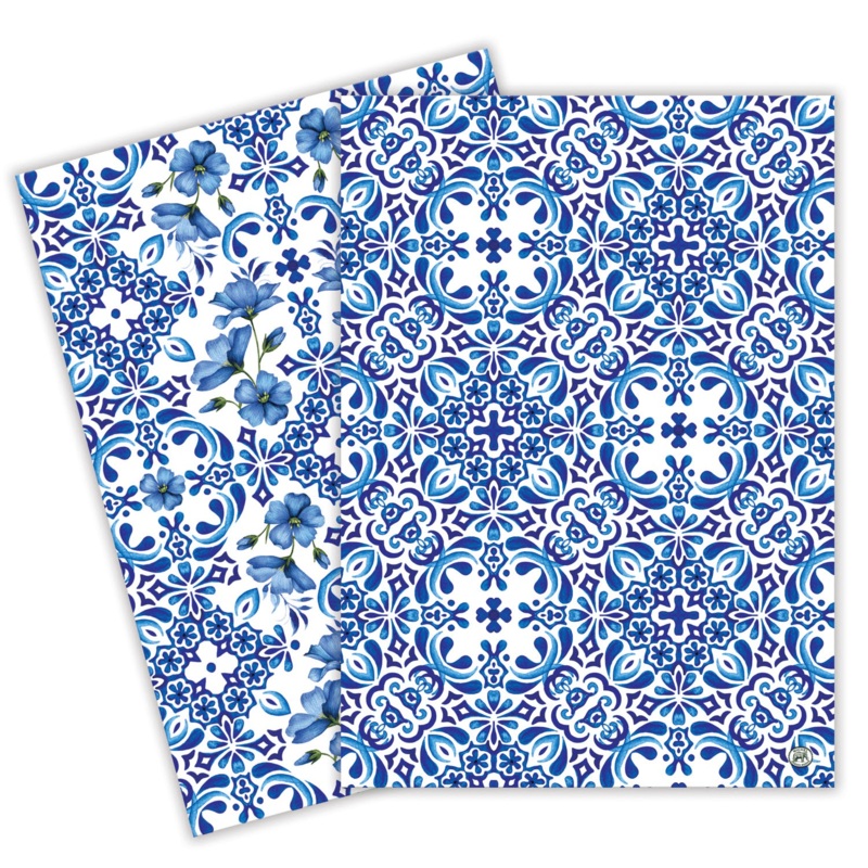 Michel Design Works Indigo Seas Kitchen Towel - Set of 2