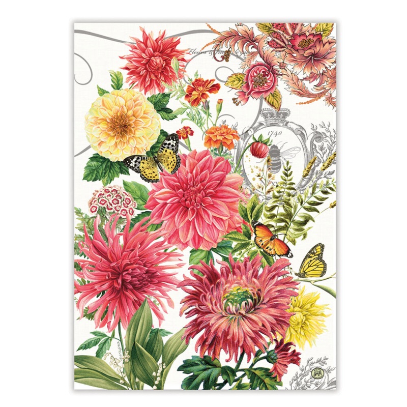 Michel Design Works - Kitchen Towel - Dahlias