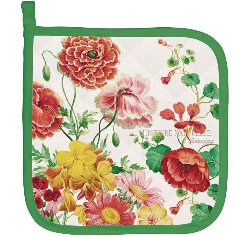 Michel Design Works - Potholder - Poppies & Posies