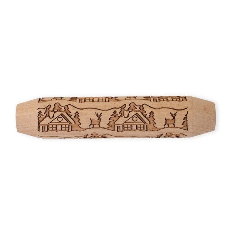 Nordic Ware Woodland Cottage Embossed Rolling Pin