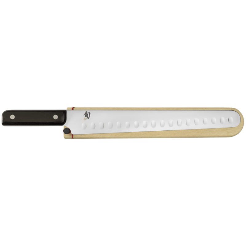 Shun Classic 12" Hollow Ground Brisket Knife with Saya