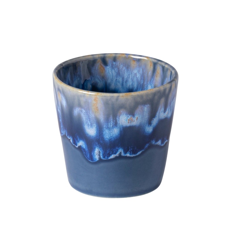 Casafina Grepresso Handmade Fine Stoneware Lungo Cup - Denim
