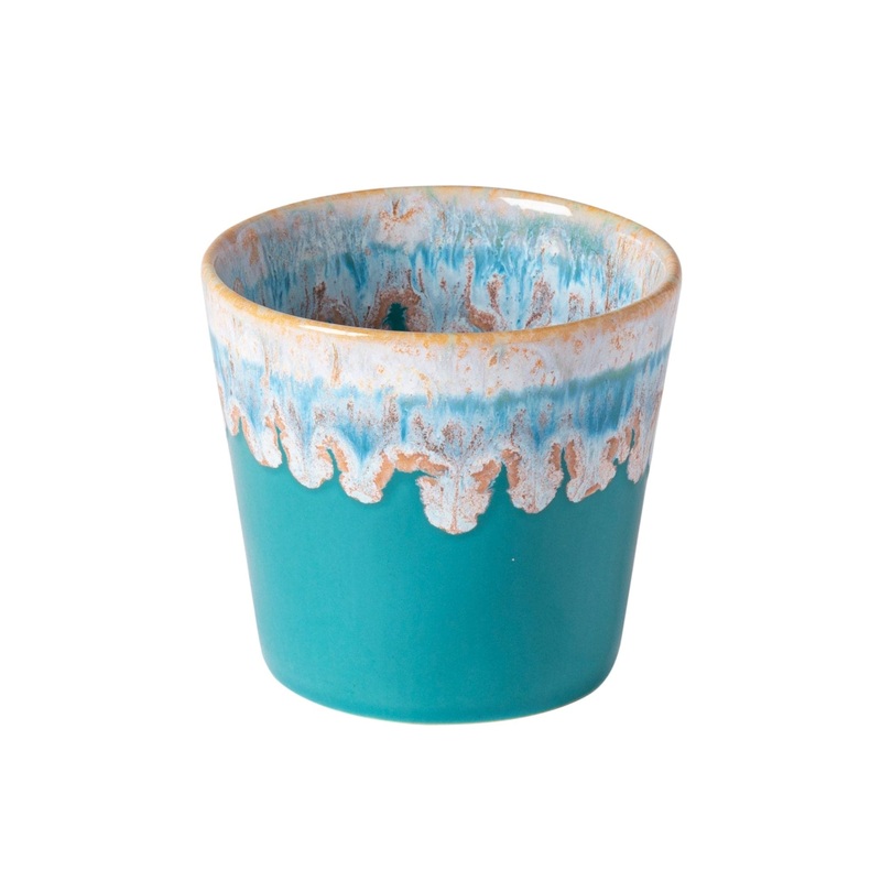Casafina Grepresso Handmade Fine Stoneware Lungo Cup - Turquoise