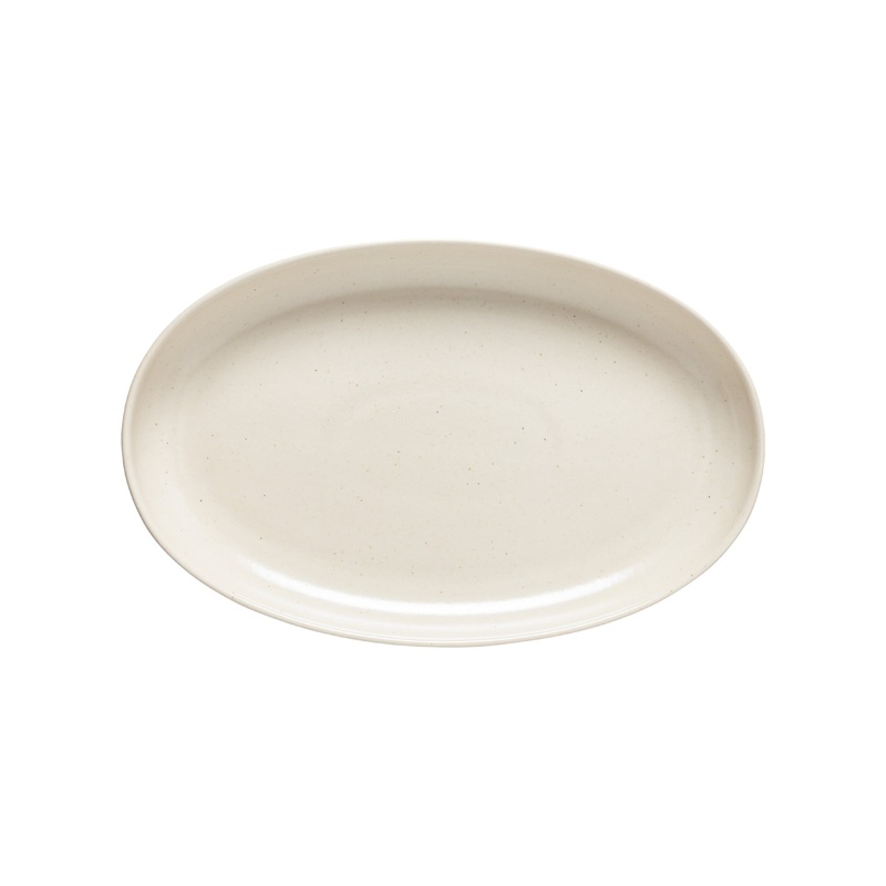 Casafina Pacifica 13" Oval Platter - Vanilla