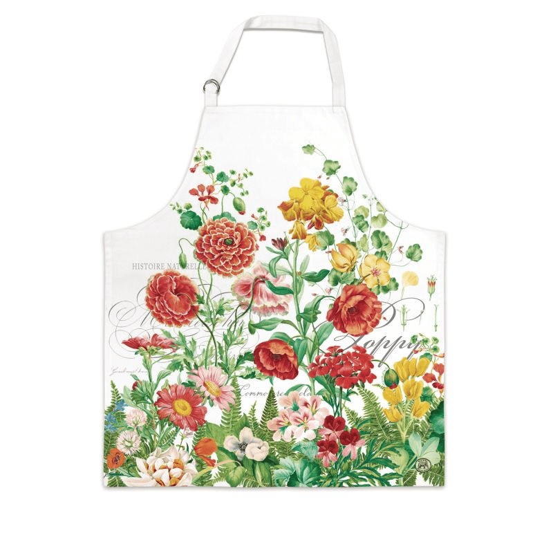 Michel Design Works - Apron - Poppies & Posies