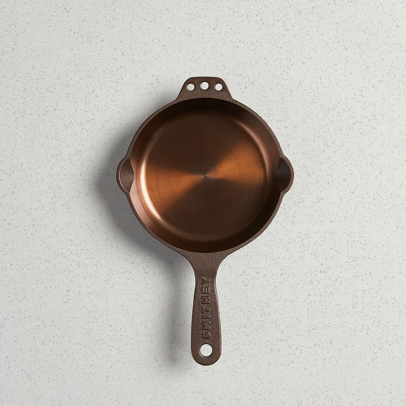 Smithey Ironware Signature Polished Traditional Cast Iron Skillet - 6" - Made in USA