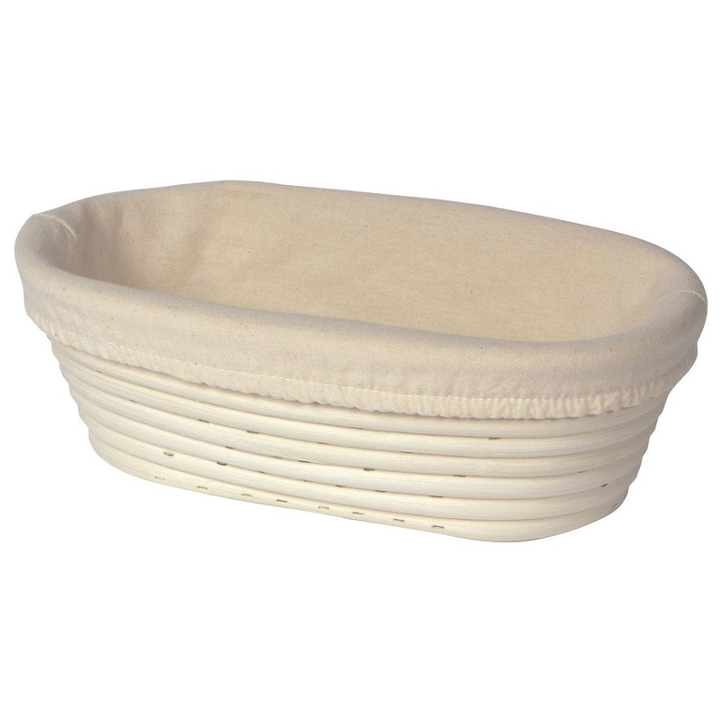 Now Designs - Banneton Natural Cotton Liner - Oval 10" x 6"