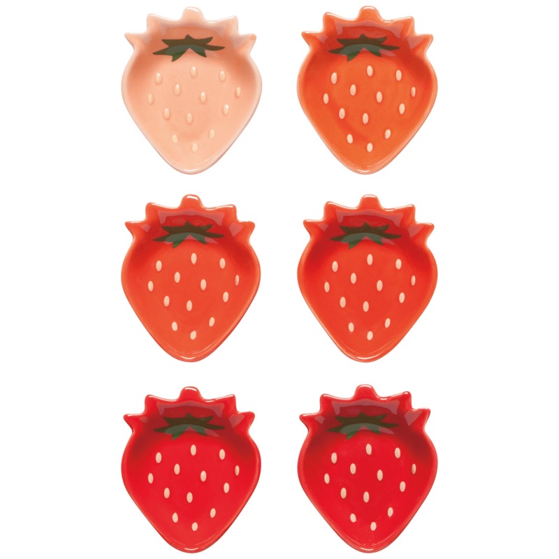 Now Designs - Berry Sweet Shaped Pinch Bowls - Set of 6