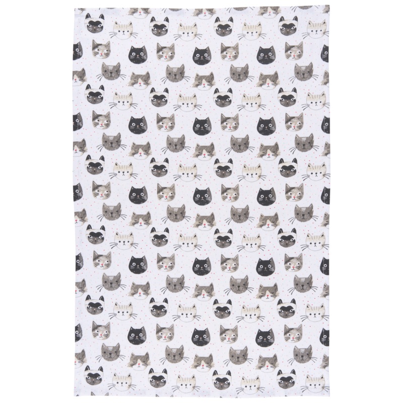 Now Designs - Cats Meow Cotton Dishtowel