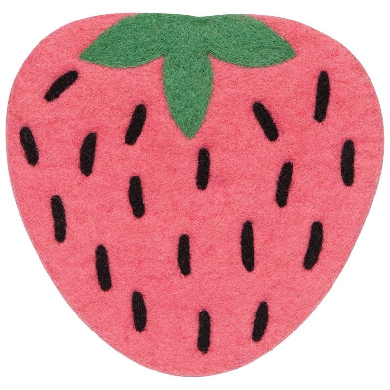 Now Designs - Danica Jubilee - Berry Sweet Felt Wool Trivet