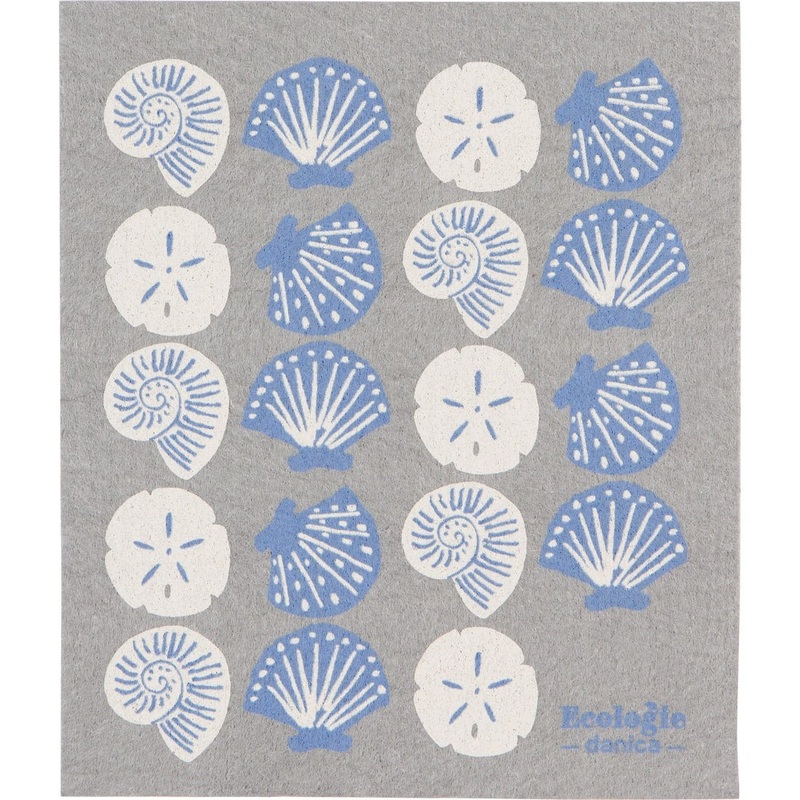 Now Designs - Ecologie Seaside Shells Swedish Sponge Cloth