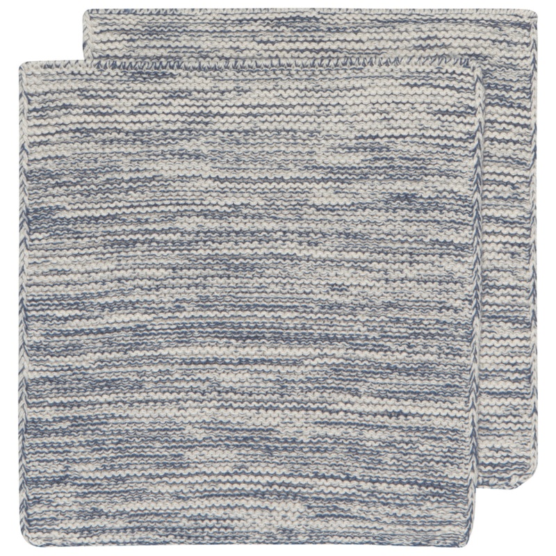 Now Designs - Midnight Blue Knit Dishcloths - Set of 2