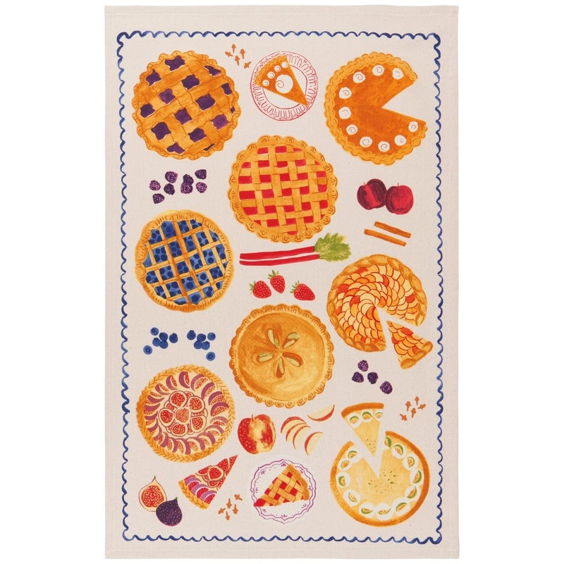 Now Designs - Sweet as Pie Printed Cotton Dishtowel