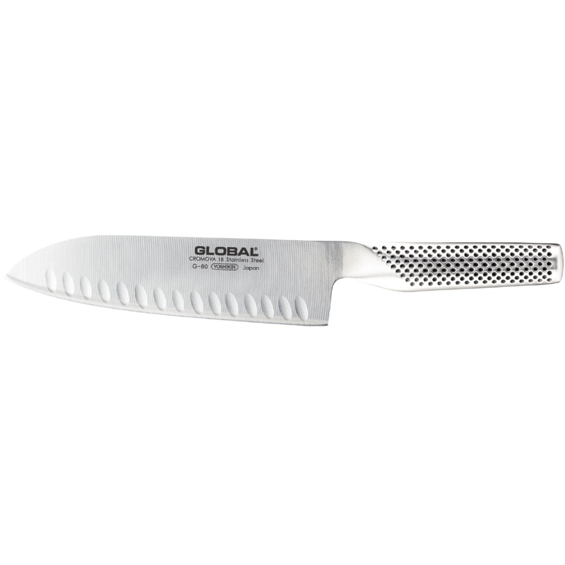 Global Santoku Hollow Ground, 7"