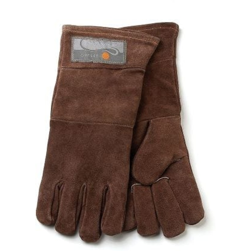 Outset Leather Grill Gloves, Brown