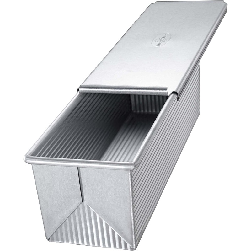 USA Pan Small Pullman Loaf Pan With Cover