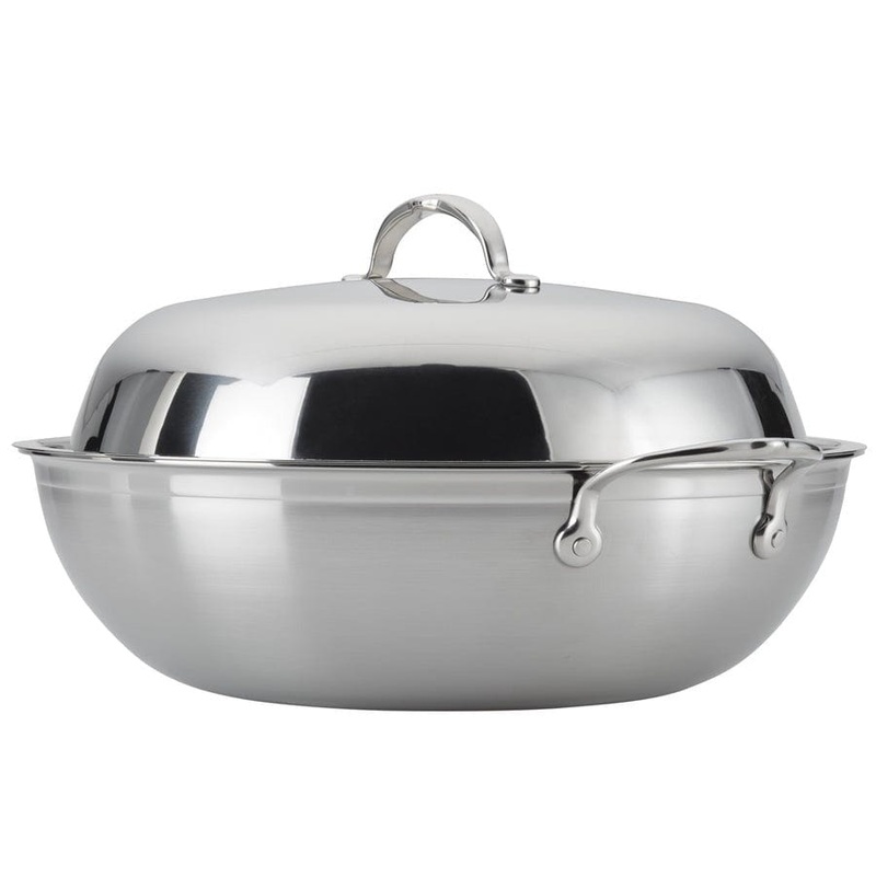 Hestan - Professional Clad Stainless Steel Wok - 14-Inch