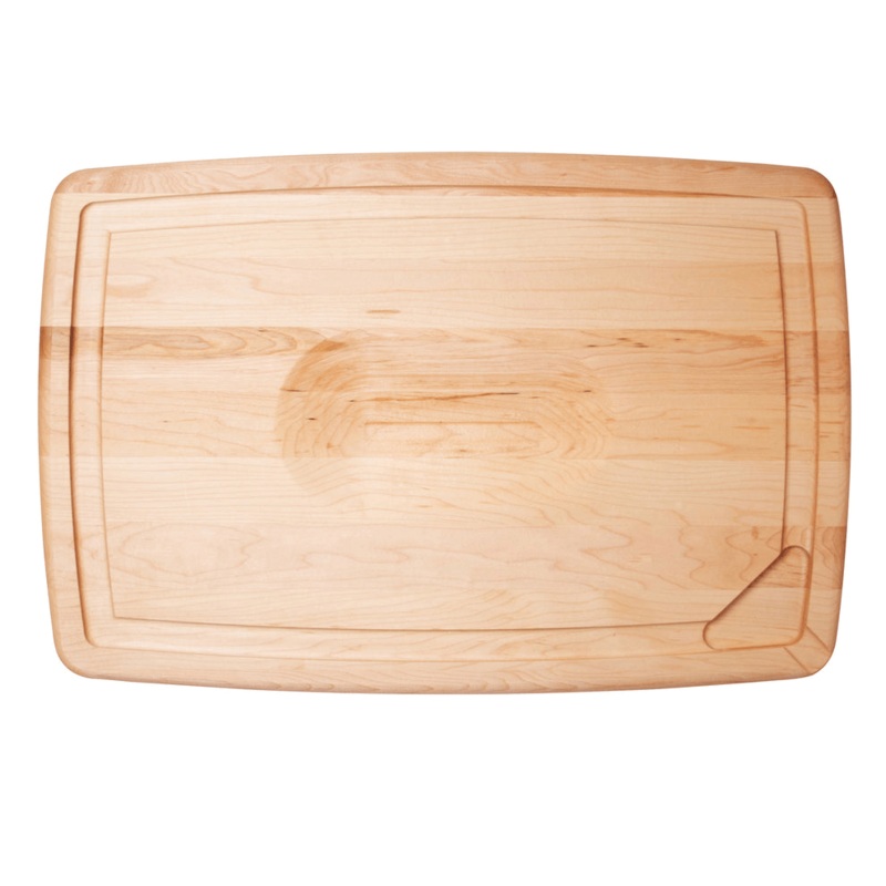 J.K. Adams -Maple Reversible Pour Spout Carving Board - 20" x 14"