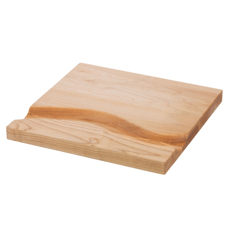 J.K. Adams Maple Square Cheese Board With Cracker Groove - 12"