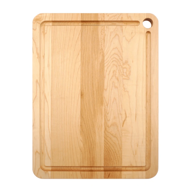 J.K. Adams Williston Maple Prep Cutting Board with Juice Groove - 16" x 12"