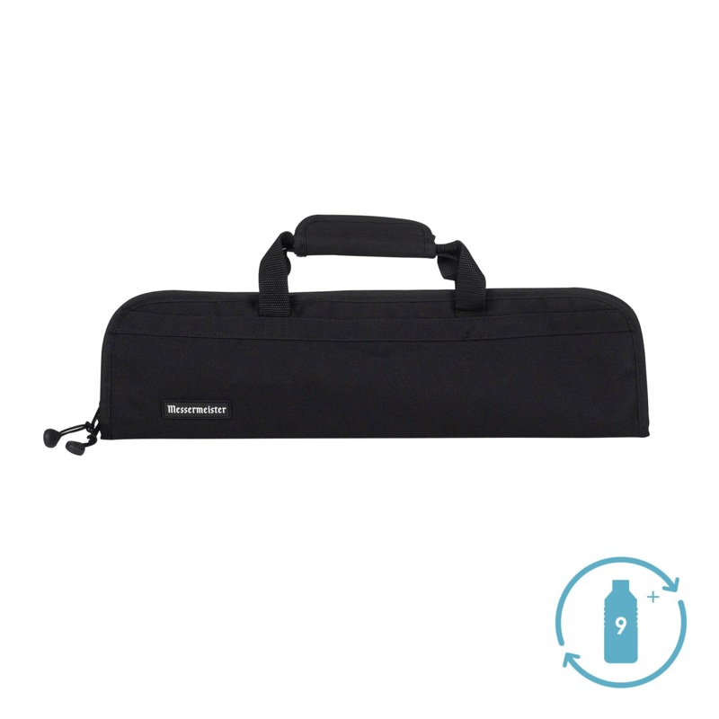 Messermeister - Preservation Black Knife Roll Bag - 5 Pocket