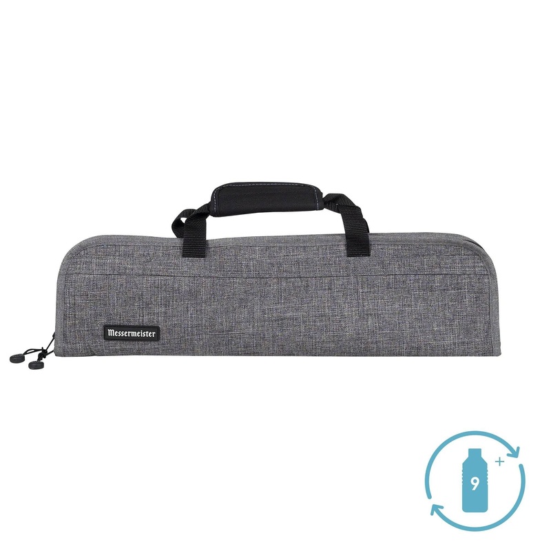 Messermeister - Preservation Heather Gray Knife Roll Bag - 5 Pocket