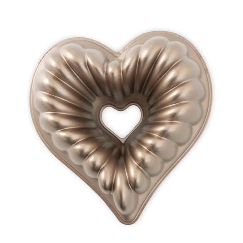 Nordic Ware 10 Cup Elegant Heart Bundt Pan - Made in USA