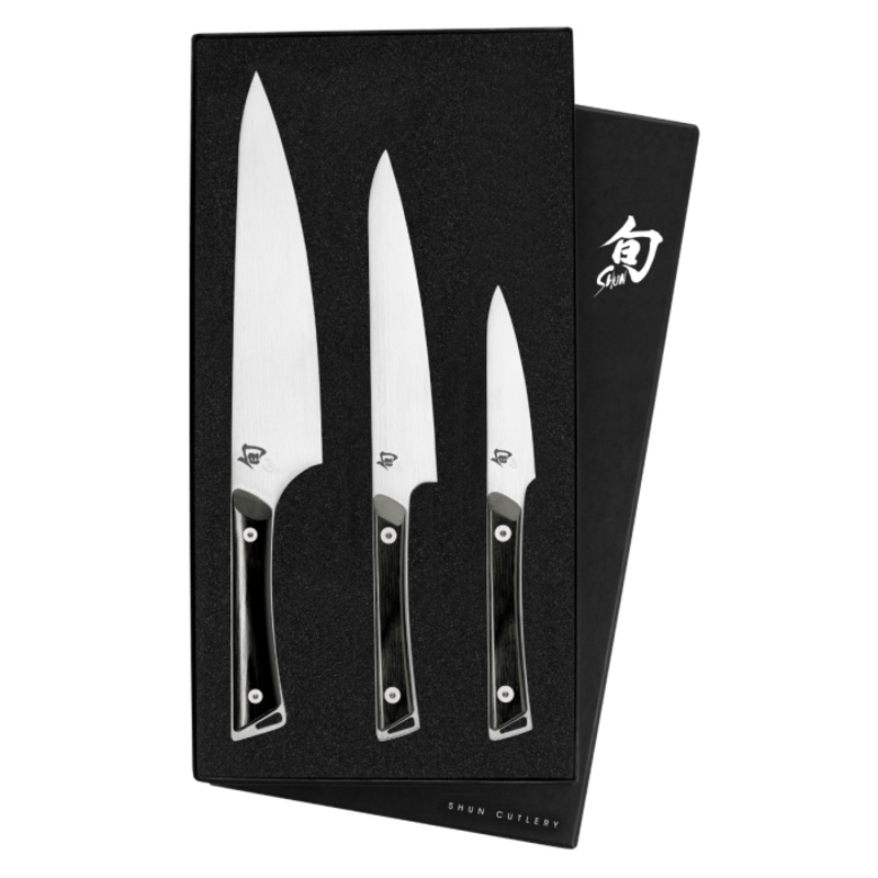 Shun - Kazahana 3-Piece Starter Set - 8" Chef's Knife, 6" Utility Knife, 3.5" Paring Knife