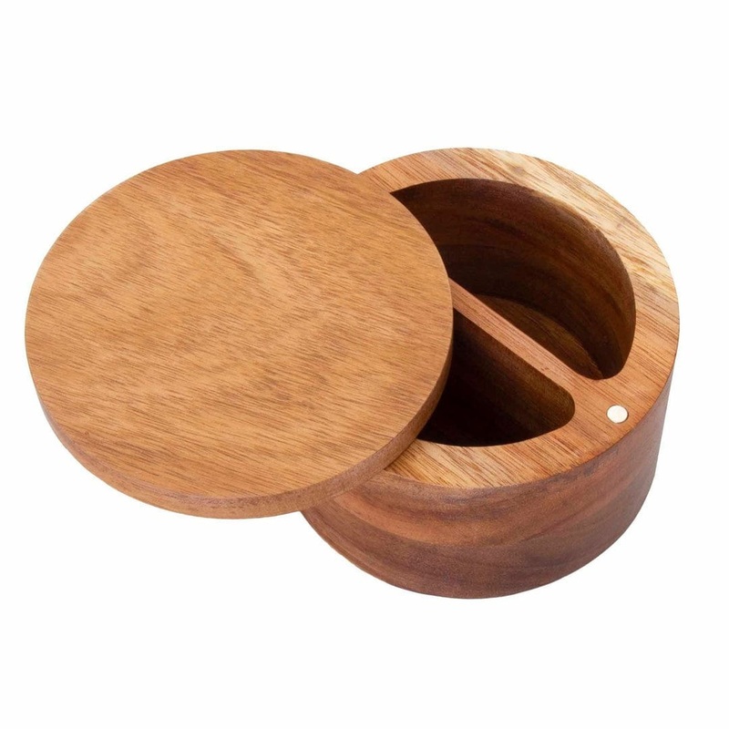 Totally Bamboo - Rock & Branch Acacia Duet Salt Cellar - 7oz.