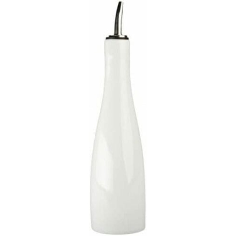 White Porcelain Oil Bottle 16oz