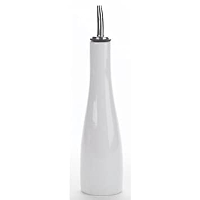 White Porcelain Vinegar Bottle 10oz