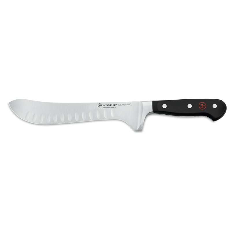 Wusthof Classic Hollow Edge Butcher Knife - 8"