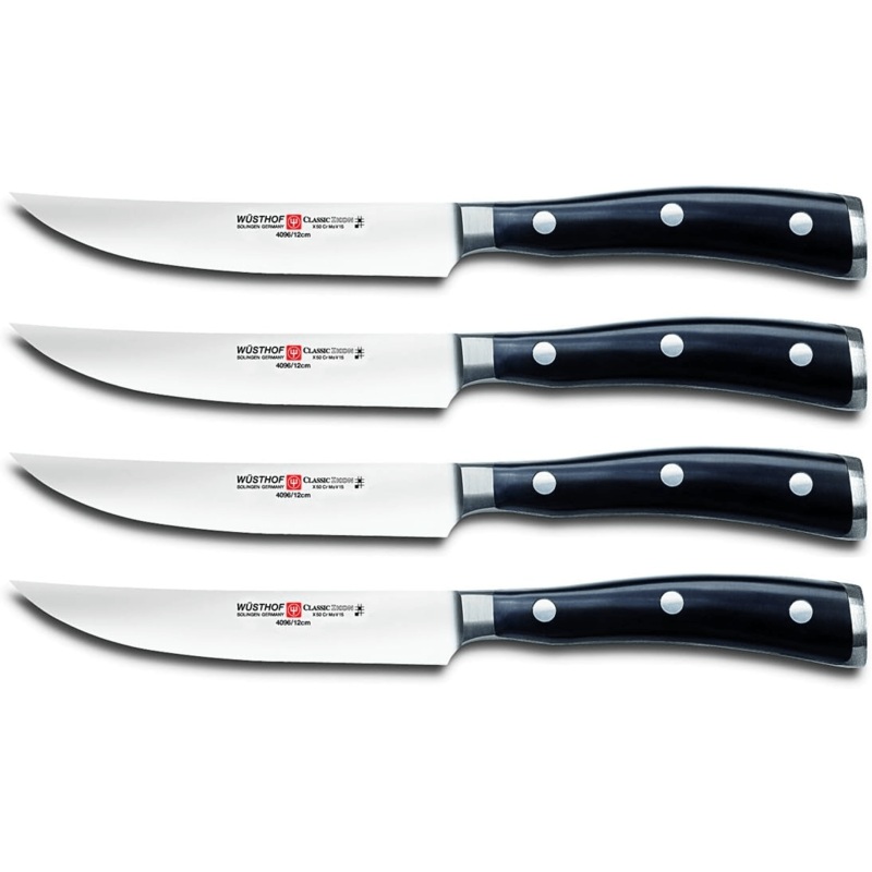 Wusthof Classic Ikon 4-Piece Steak Knife Set