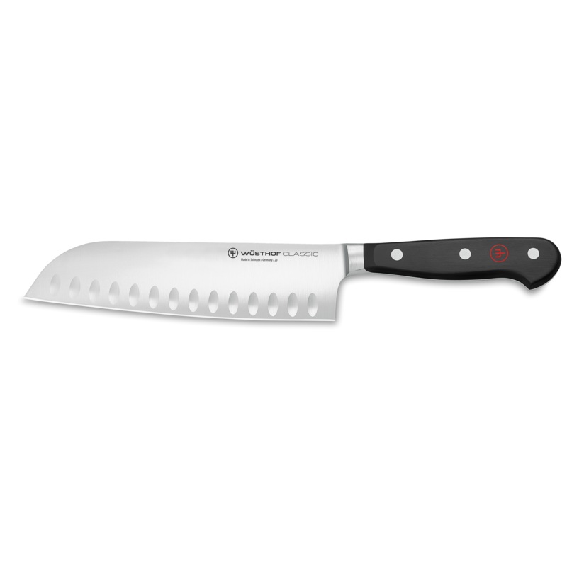 Wusthof Classic Santoku - Hollow Edge - 7"