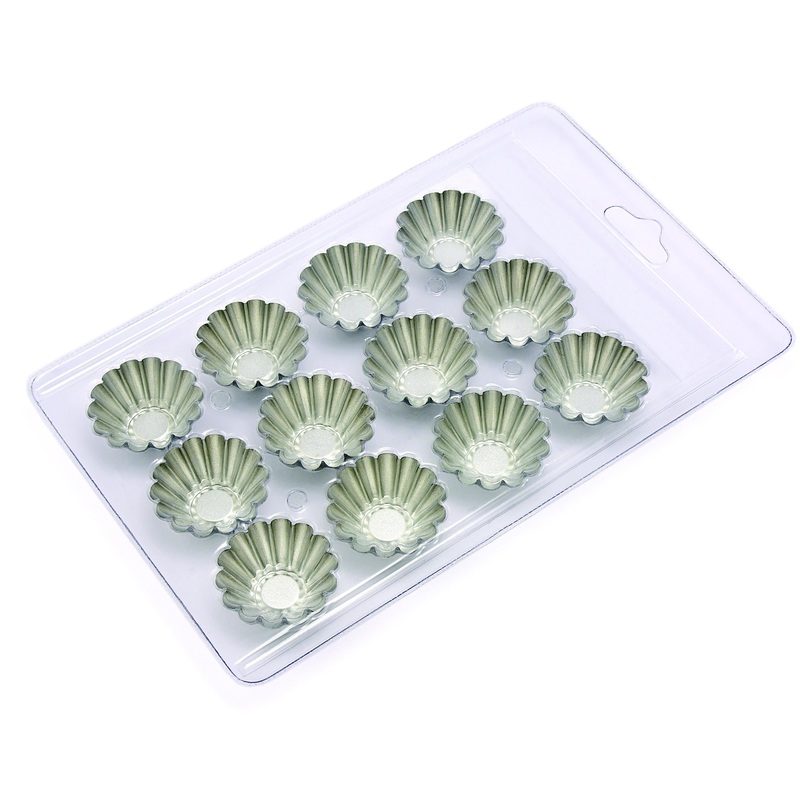 il Piatto Pieno Fancy Tins / Cookie Molds - 12 Pack 71362